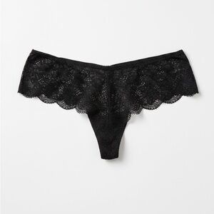 XOXO Black Lace thong